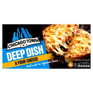1 pizza (155 g) Cheese Deep Dish Pizza