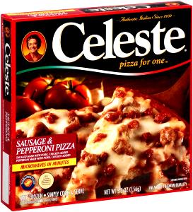 1 pizza (156 g) Pizza For One - Sausage & Pepperoni