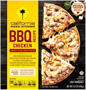 1 pizza (170 g) Crispy Thin Crust BBQ Recipe Chicken
