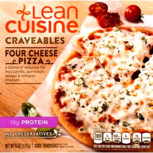 1 pizza (170 g) Lean Cafe Traditional Crust Four Cheese Pizza