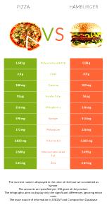 1 pizza (172 g) Pizza For One - Cheeseburger