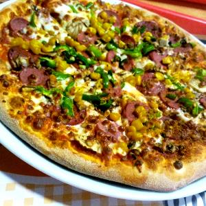 1 pizza (173 g) Cheeseburger Pizza