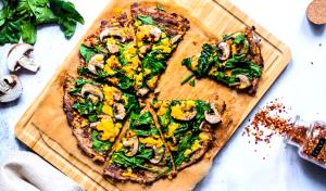1 pizza (175 g) Harvest Wheat Crust Pizza with Spinach & Mushroom