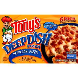 1 pizza (177 g) Pepperoni Deep Dish Pizza