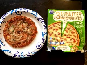 1 pizza (204 g) 3 Minute Microwave Supreme Pizza