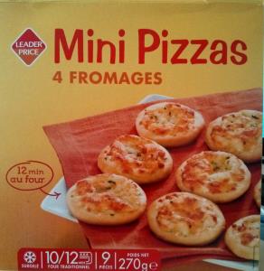 1 pizza (98 g) Mini Pizzas