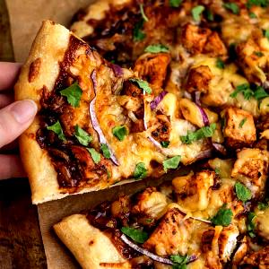 1 pizza BBQ Chicken Pizza (Lunch)