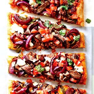 1 pizza Carne Asada Pizza
