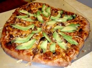 1 pizza Cheeseburger Pizza with Avocado