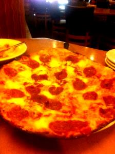 1 pizza Pepperoni Supremo Thin Crust Pizza