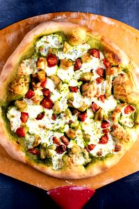 1 Pizza Pesto Chicken Pizza