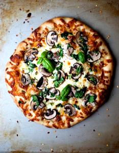 1 Pizza Pizza, Spinach & Mushroom