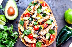1 pizza Southwest with Chicken Breast Flatbread Pizza