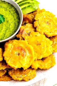 1 Plantain Puerto Rican Style Fried Green Plantain (Tostones)