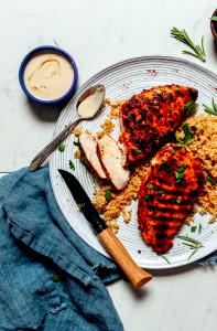 1 plate (12 oz) Marinated Chicken