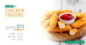 1 plate (227 g) Chicken Fingers