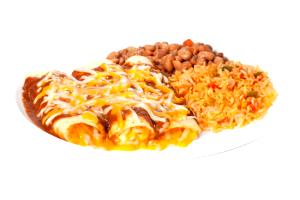 1 plate (555 g) Cheese Enchilada Plate