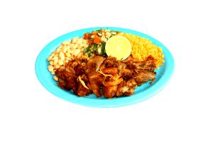 1 plate (626 g) Carnitas Enchilada Plate
