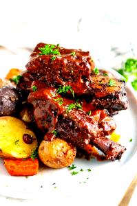 1 plate Braised Beef & Tortelloni (Lunch)