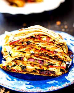 1 plate Grilled Veggie Quesadilla