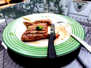 1 plate Sizzling Double Barrel Whiskey Sirloin