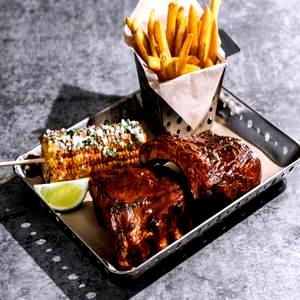1 platter (716 g) Baby Back Ribs (Full Rack)