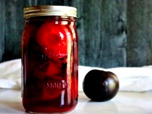 1 Plum With Liquid Plum (Cooked or Canned)