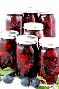 1 Plum With Liquid Plum Juice Pack (Cooked or Canned)