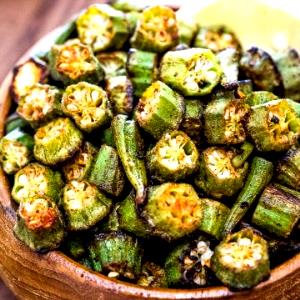 1 Pod Cooked Okra (from Fresh)