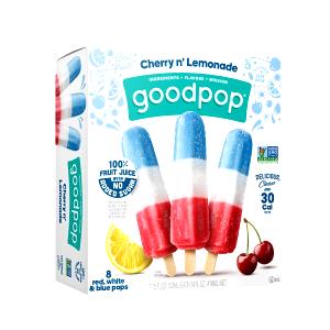 1 pop (50 g) Frozen Pops - Cherry Pomegranate & Pink Lemonade