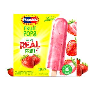 1 pop (50 g) Frozen Pops - Wild Strawberry & Raspberry Ice