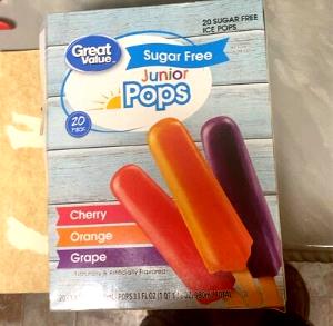 1 pop (56 g) Sugar Free Junior Pops