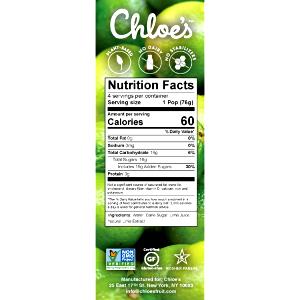 1 pop (76 g) Lime Pop