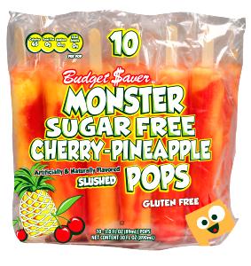 1 pop (89 ml) Cherry Pineapple Monster Pops