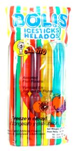 1 pop (90 ml) Ice Sticks Helados Assorted Fruit Flavors