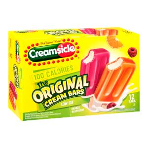 1 popsicle (43 g) Low Fat Raspberry Creamsicle