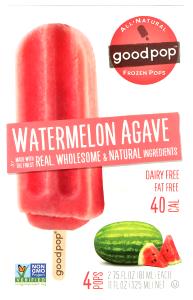 1 popsicle (82 g) Watermelon Agave