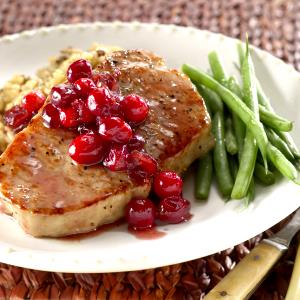 1 pork chop Autumn Glazed Pork Chops