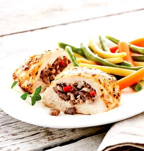 1 portion (142 g) Bistro Chicken Swiss Cheese & Mushroom