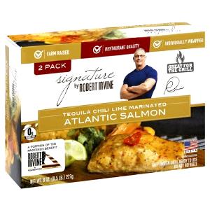 1 portion (170 g) Tequila Chili Lime Marinated Atlantic Salmon