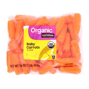 1 portion (28 g) Organic Baby Carrots