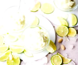 1 Portion Almond And Lime Slushy