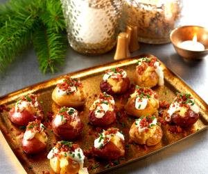 1 Portion Baby Potatoes With Prosciutto Dust