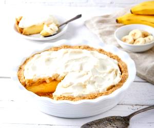 1 Portion Banana Cream Pie With Wafer Crust