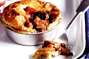 1 Portion Beef And Beer Pie