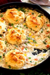 1 Portion Biscuit Chicken Pot Pie