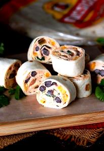 1 Portion Black Bean Roll-Ups