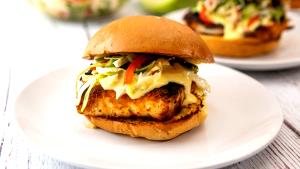 1 Portion Blackened Fish Burger