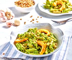 1 Portion Broccoli Rabe Pesto With Pasta And Roasted Squash