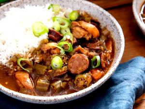 1 Portion Cajun Gumbo
